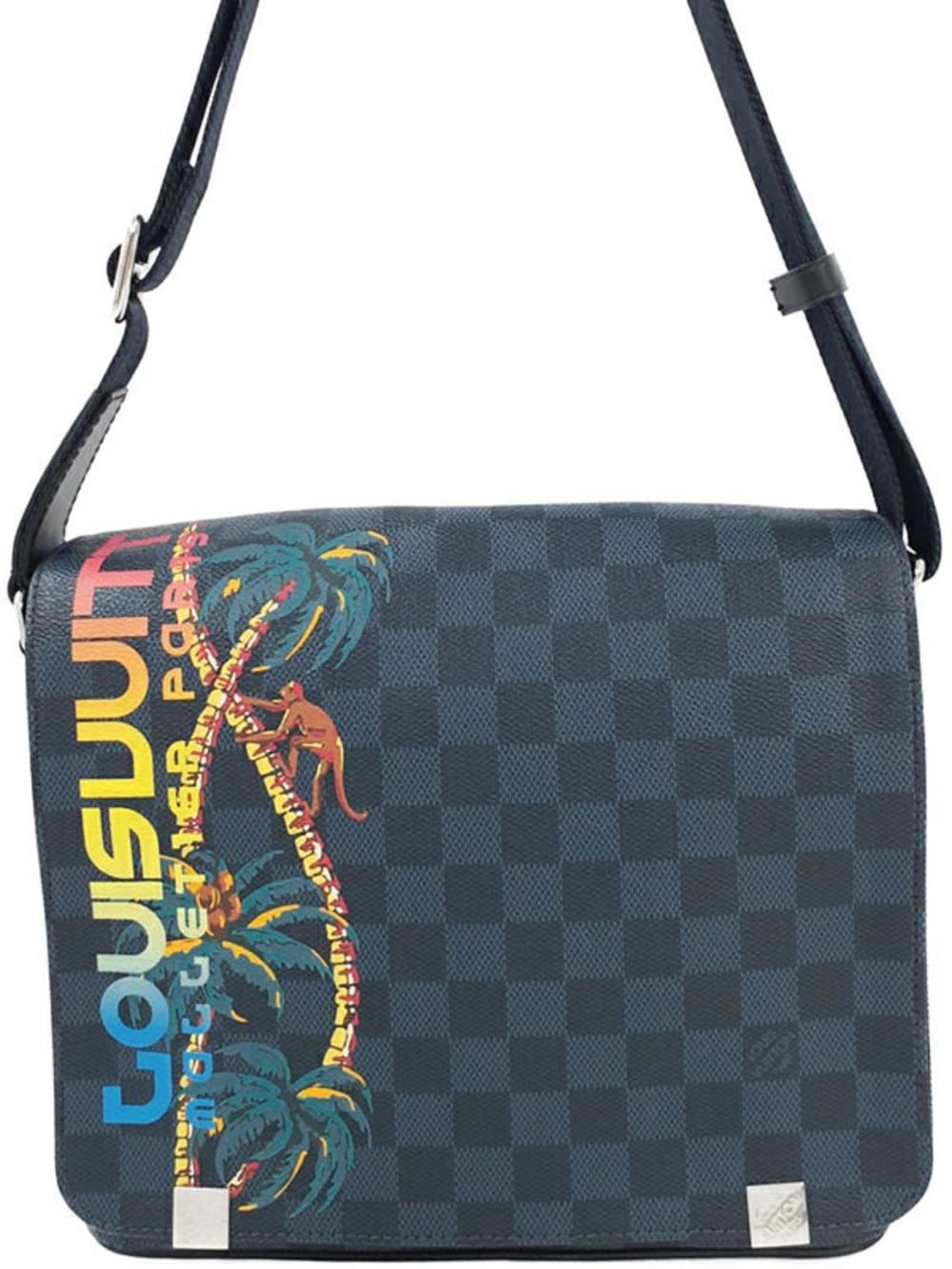 Louis Vuitton Damier Cobalt Blue District NM Messenger Bag